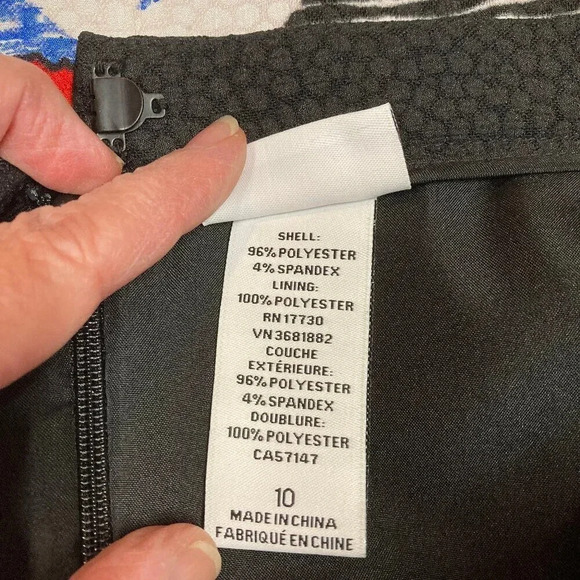 Peter Pilotto For Target Skirt, Size 10, Mini Faux Wrap Geometric Colorful - Picture 10 of 12